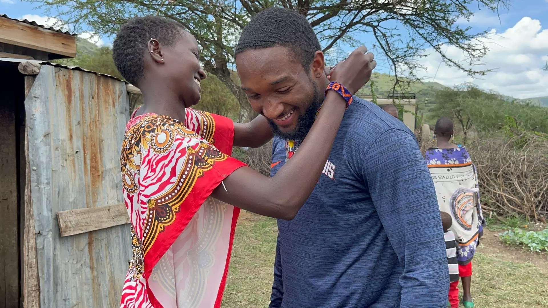 Isaiah Williams captain feature - Africa mission trip 1