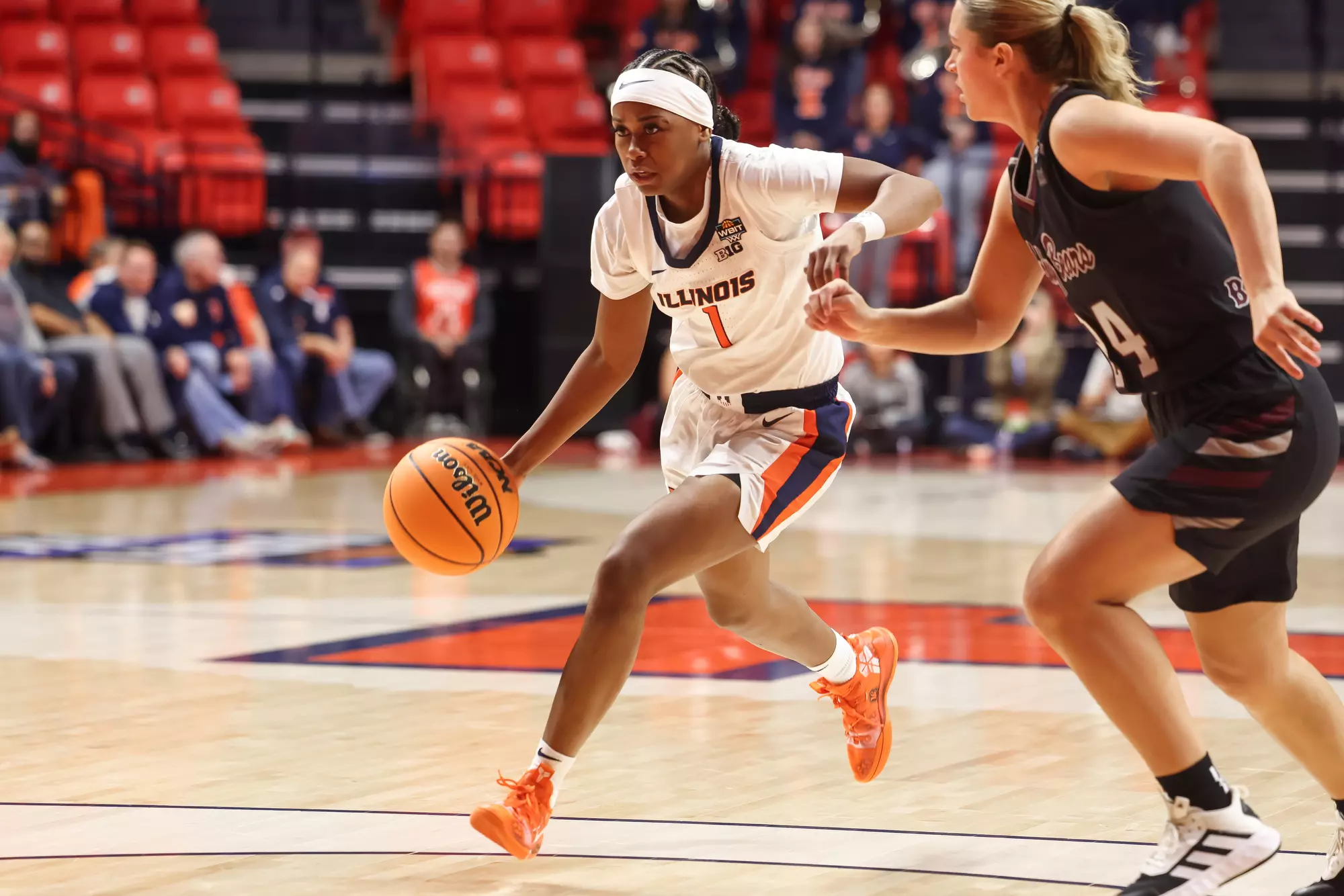 CHAMPAIGN, IL - March 21, 2024 - Photos taken during the game between the Missouri State Lady Bears and the Illinois Fighting Illini at State Farm Center in Champaign, IL. (Photo By Jenny Butler /Illini Athletics)