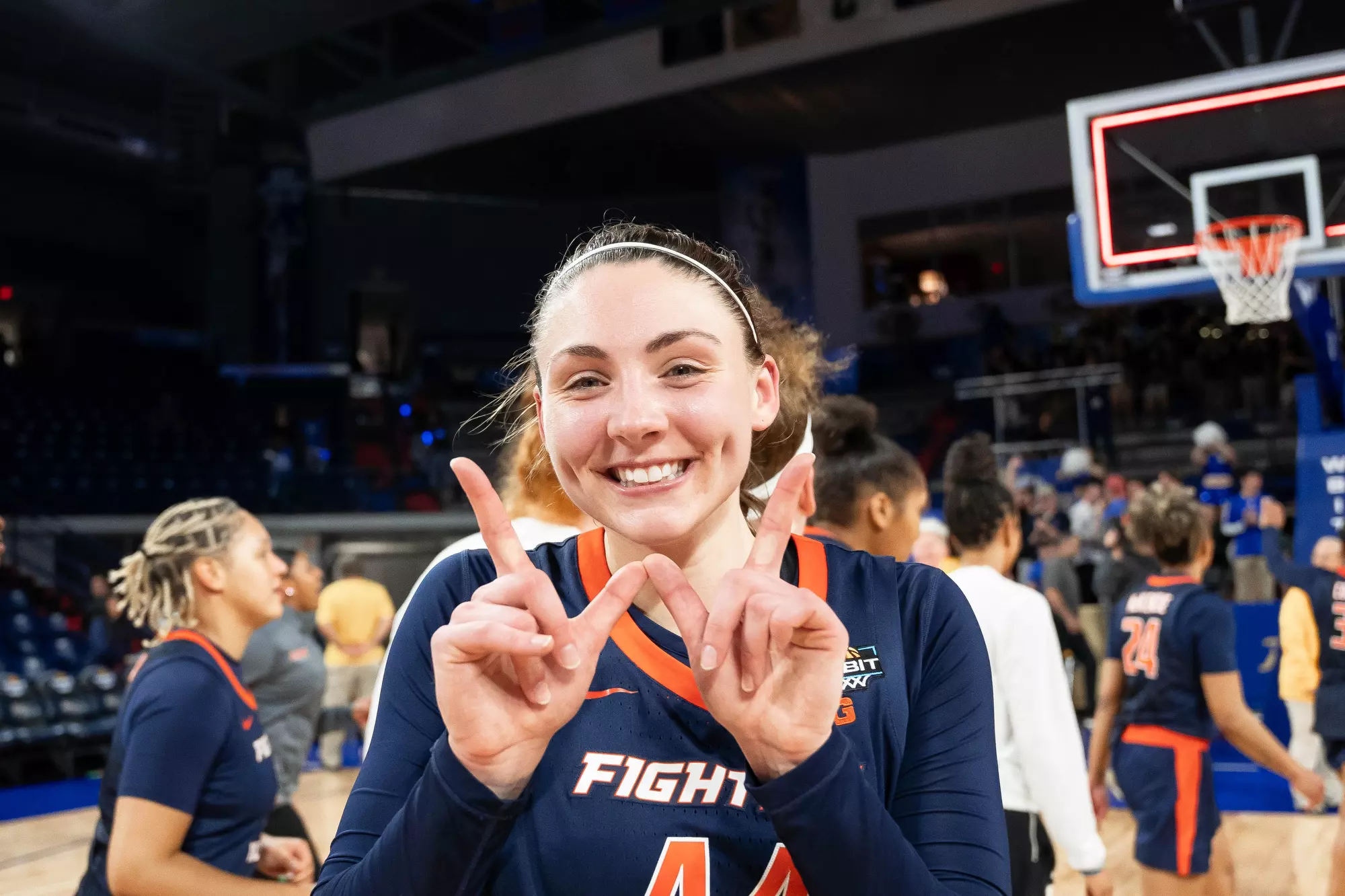 Tulsa, OK - March 28, 2024 - Photos taken after the 2024 WBIT game between the Tulsa Golden Hurricanes and the Illinois Fighting Illini at The Reynolds Center in Tulsa, OK. (Photo By Madison Dabrowski/Illinois Athletics)