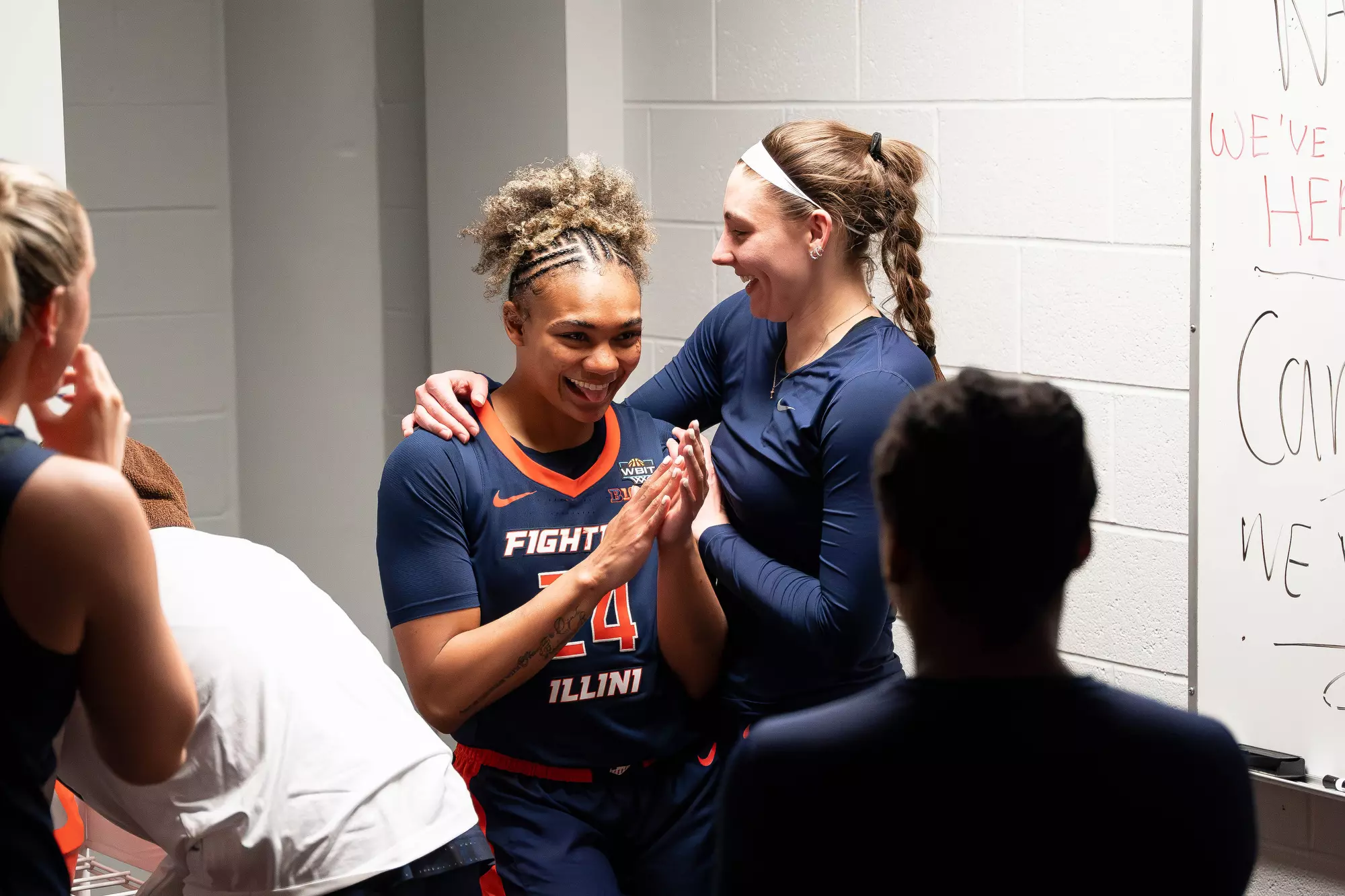 Tulsa, OK - March 28, 2024 - Photos taken after the 2024 WBIT game between the Tulsa Golden Hurricanes and the Illinois Fighting Illini at The Reynolds Center in Tulsa, OK. (Photo By Madison Dabrowski/Illinois Athletics)