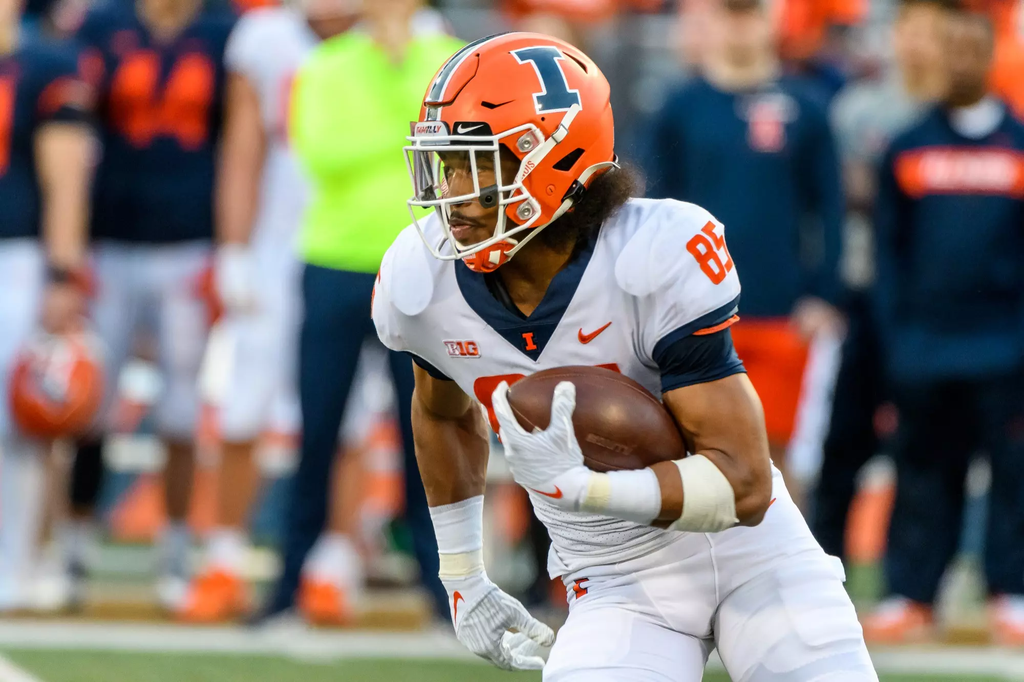 Miles Scott (85)
Illinois Fighting Illini Football vs. Spring Game - 4/22/22