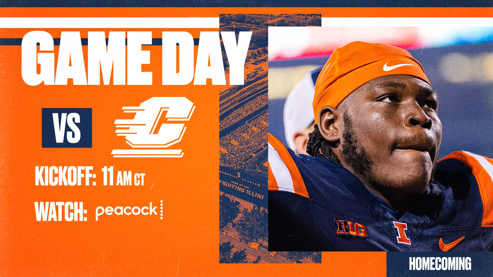 GAME DAY | What to Watch: Illinois Takes on Central Michigan on Homecoming - University of Illinois Athletics game-day-what-to-watch-illinois-takes-on-central-michigan-on-homecoming-university-of-illinois-athletics