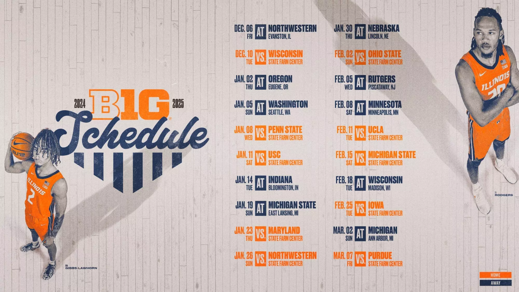 big-ten-men-s-basketball-schedule-released-university-of-illinois-athletics for Iowa Women S Basketball Schedule 23 24 Printable Free Big Ten Men's Basketball Schedule Released - University of Illinois Athletics for Iowa Women S Basketball Schedule 23 24 Printable Free