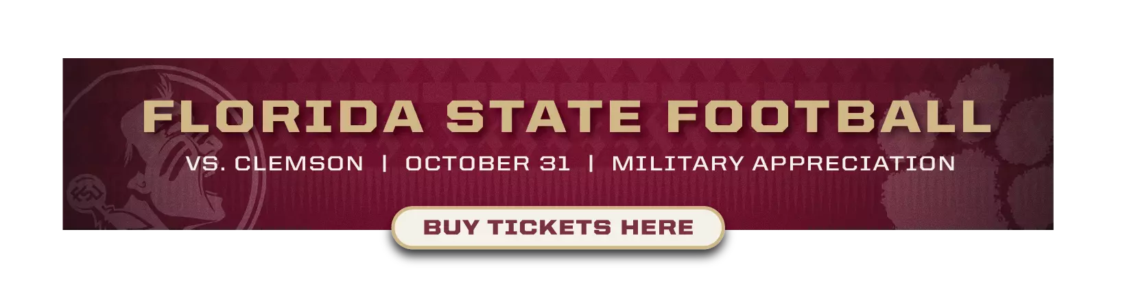 FB vs. Clemson Ticket Banner