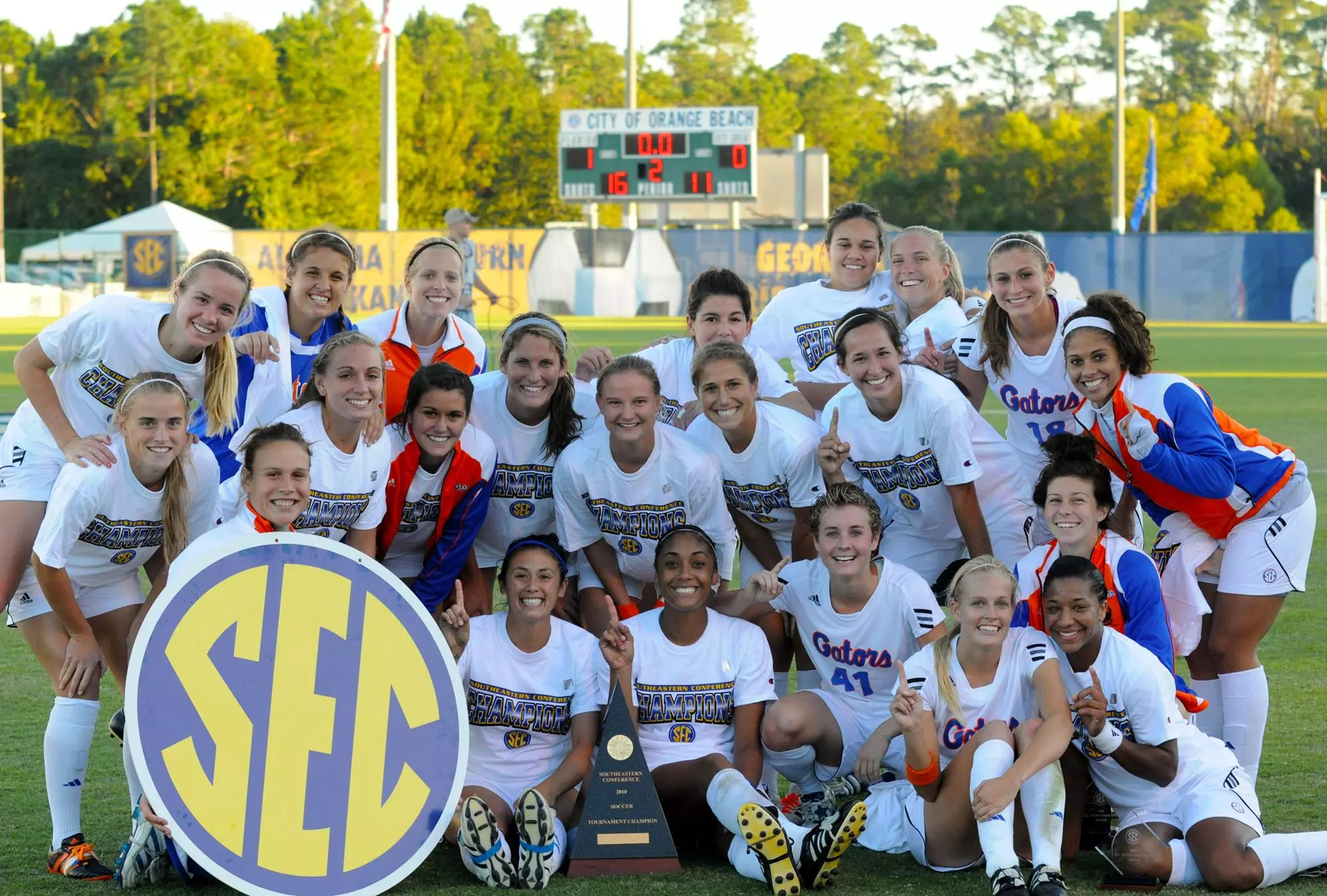 2010 SEC Soccer Tournament champions