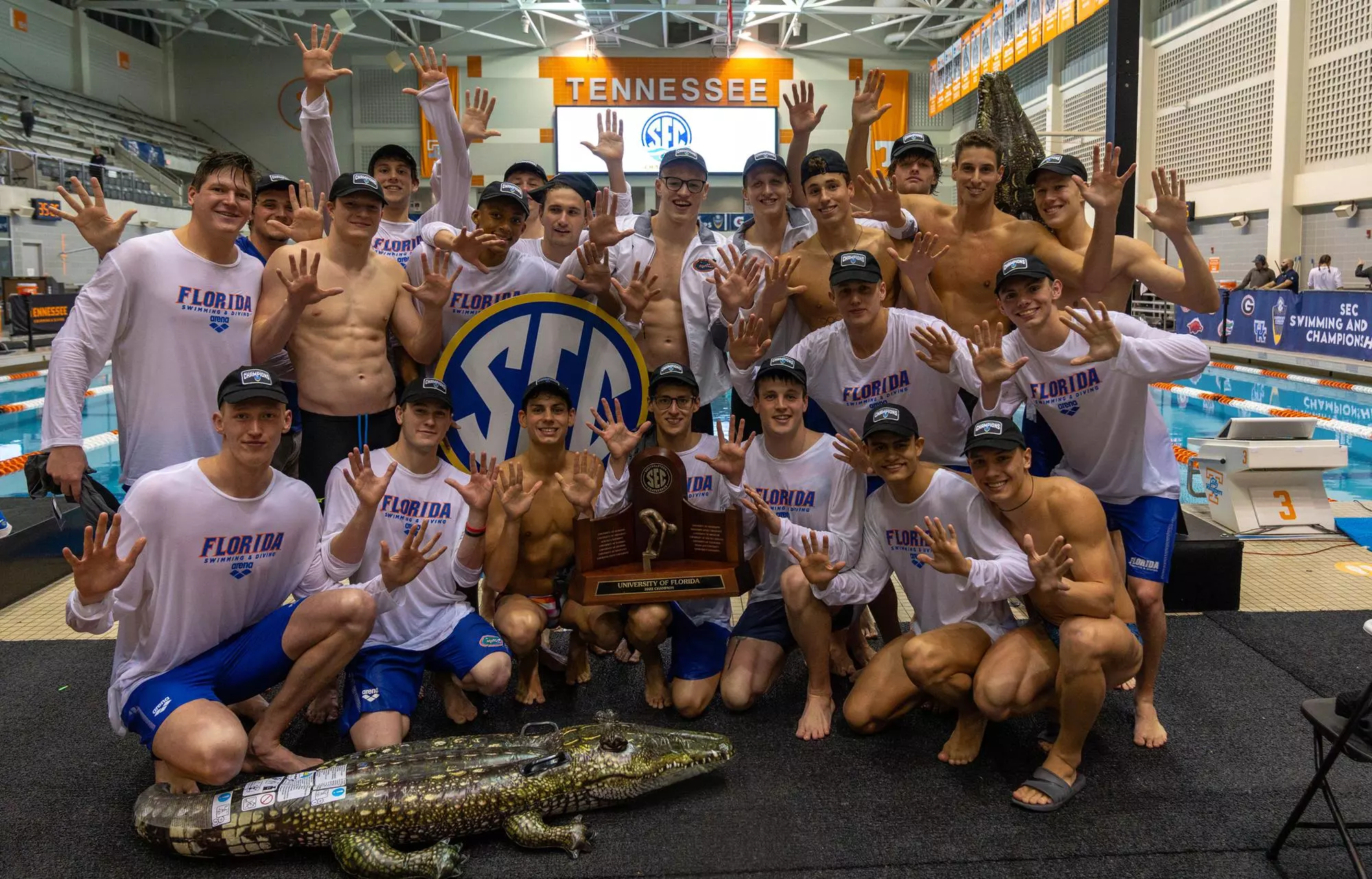 Florida men's swimming - 2022 SEC Champions -