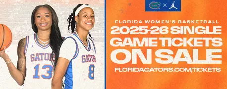 Florida Women’s Basketball 2025-26 Single Game Tickets on Sale