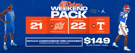 All Gators Weekend Pack - MBK 11/21 | FB 11/22 | $149 | Replica Ring Giveaway | On Sale Now
