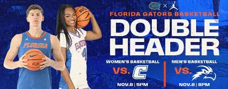 Florida Gators Basketball Double Header | WBK vs. Chattanooga | MBK vs. N. Florida | Nov. 6