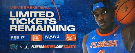 Men's Basketball Limited Tickets Remaining Feb 17 7PM vs South Carolina Mar 3 8PM vs Mississippi State