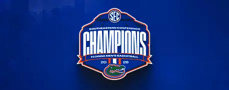 2026 SEC Champions Florida Men's Basketball logo