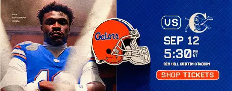 Gators vs Campbell Sep 12 5:30 PM ET Ben Hill Griffin Stadium Shop Tickets