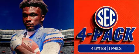 SEC 4-Pack (4 Games | 1 Price) - Gators Football
