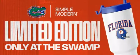 Simple Modern cup with retro Gators helmet and wordmark | Limited Edition Only at The Swamp