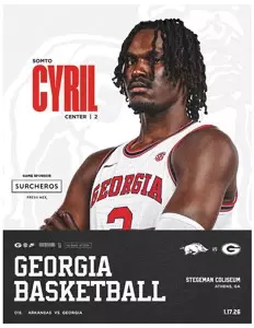 26MBB Game Program - Arkansas