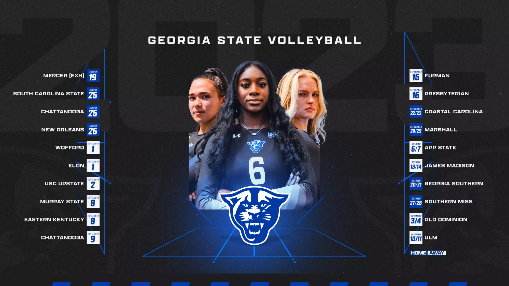 2023 Volleyball Schedule Announced - Georgia State University 2023-volleyball-schedule-announced-georgia-state-university