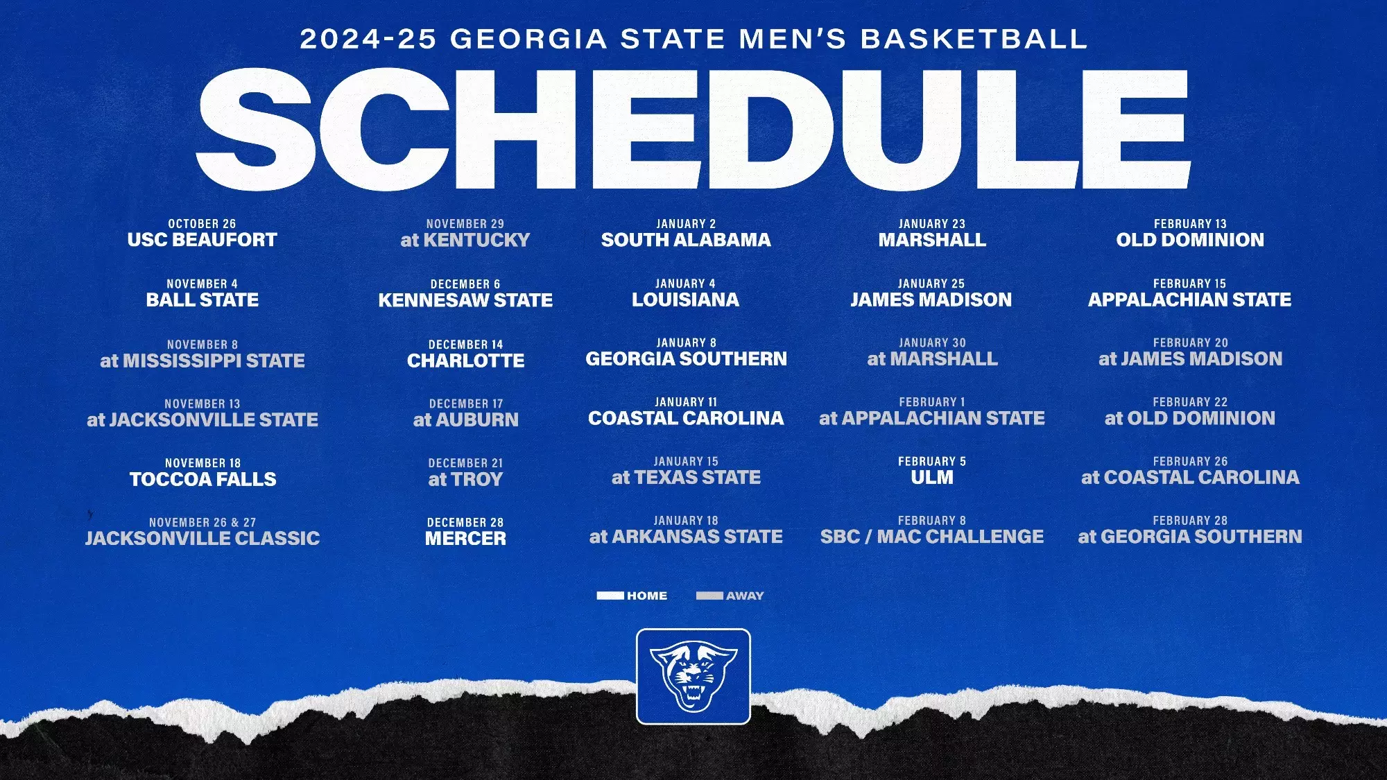 Men's Basketball Announces Complete 2024-25 Schedule - Georgia State University men-s-basketball-announces-complete-2024-25-schedule-georgia-state-university