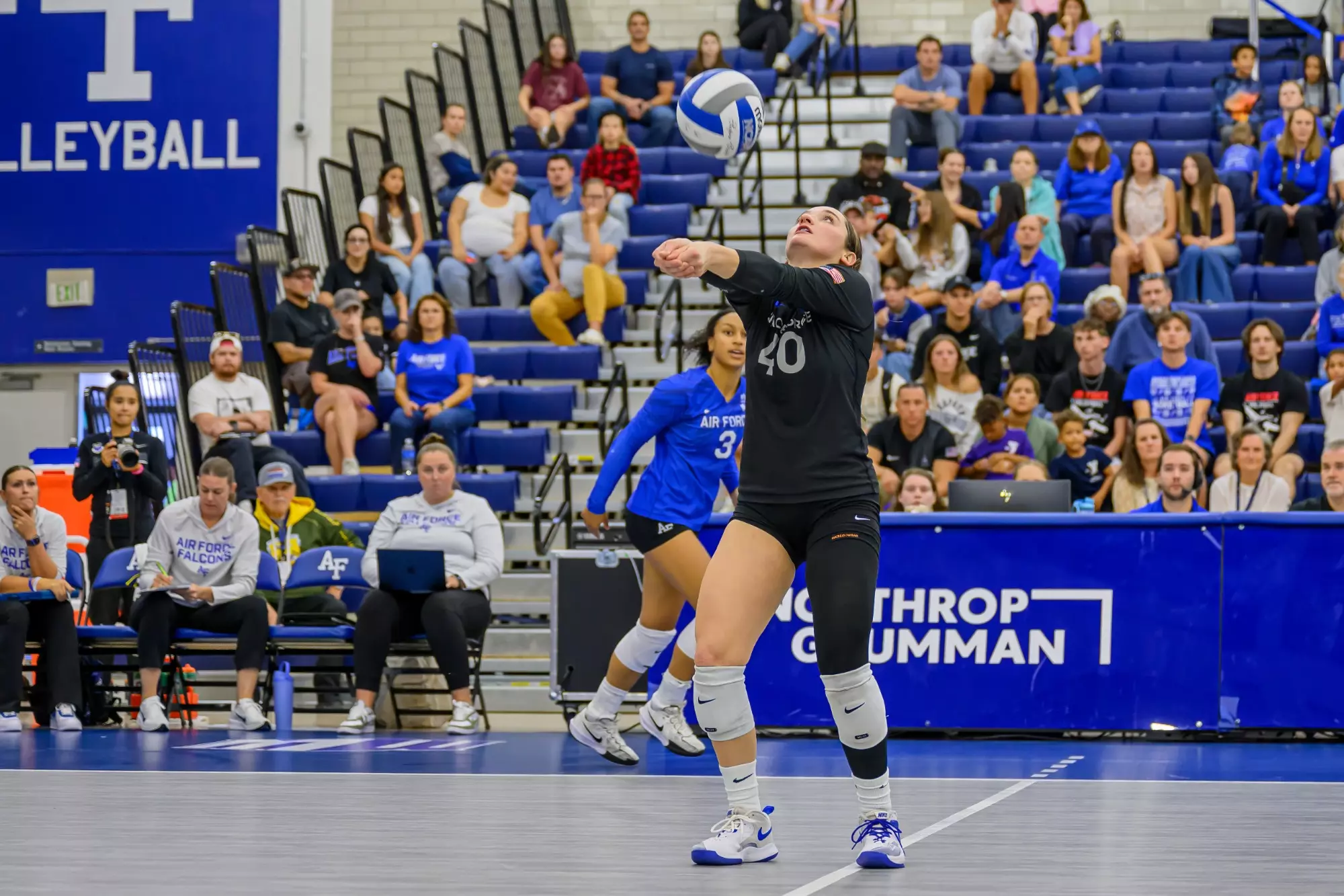 Image related to Falcons fall in 4 sets to the Cowgirls