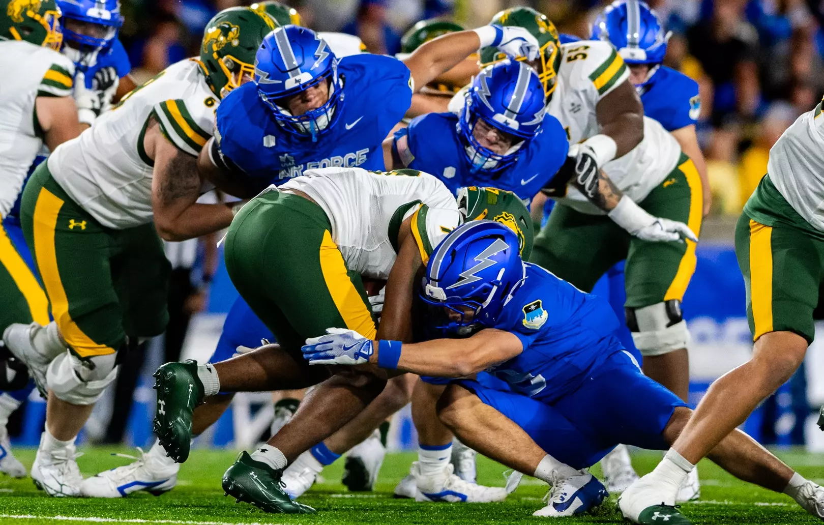 Image related to Troy Calhoun and Players Post North Dakota State
