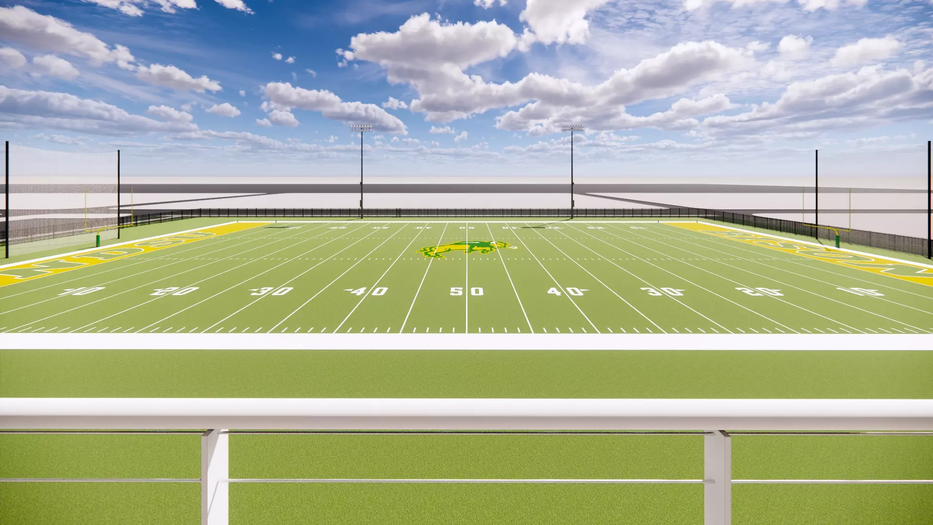 Nodak Insurance Company Football Performance Complex looking east