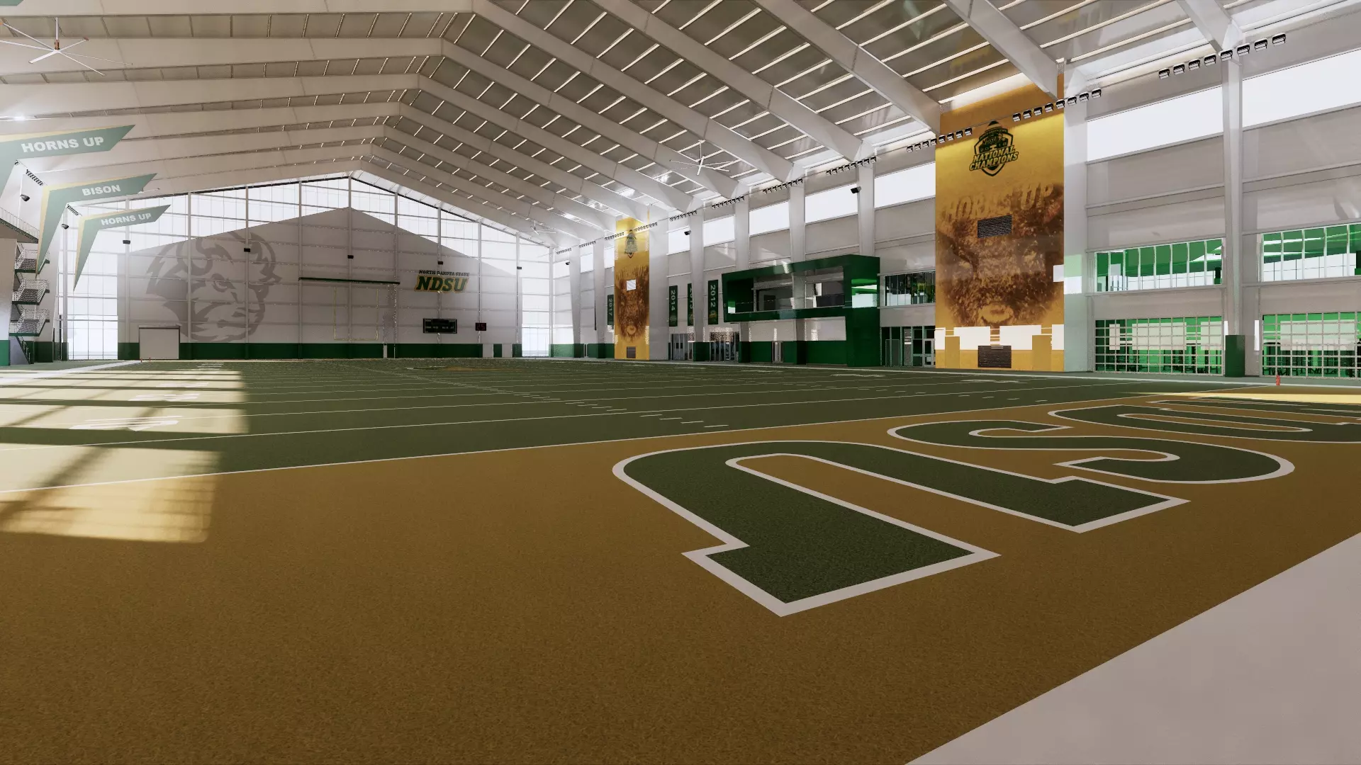 Nodak Insurance Company Football Performance Complex interior