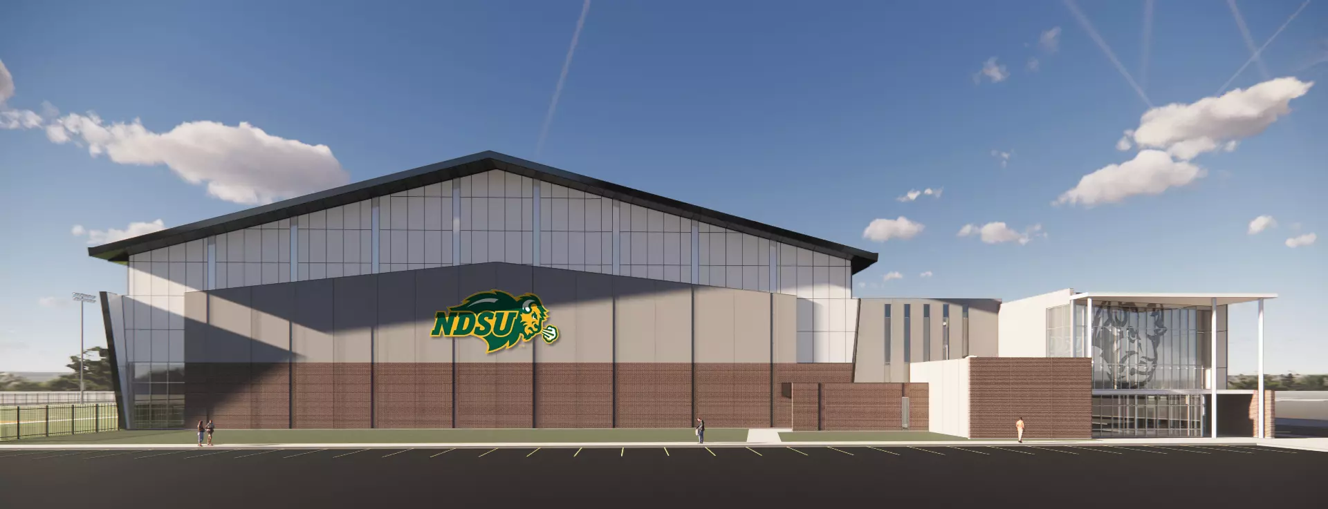 Nodak Insurance Company Football Performance Complex north elevation