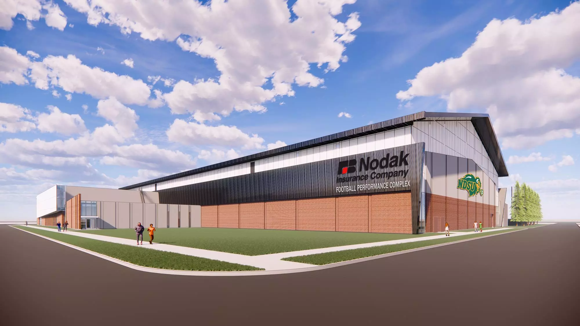 Nodak Insurance Company Football Performance Complex SW Perspective