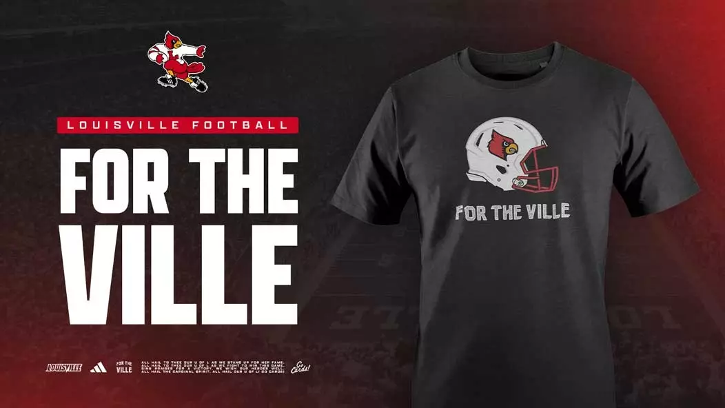Support Louisville Football with a $50 donation and receive an exclusive t-shirt not available in retail!
