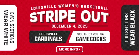 Help us Stripe Out the KFC Yum! Center as Women's Basketball takes on South Carolina!