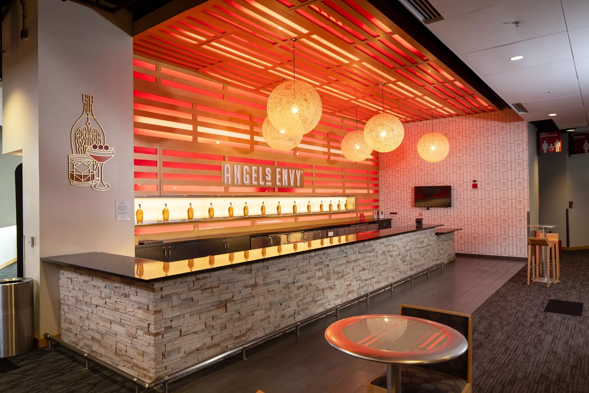 These private box seats deliver an array of amenities, including access to the premium Angel's Envy club space.