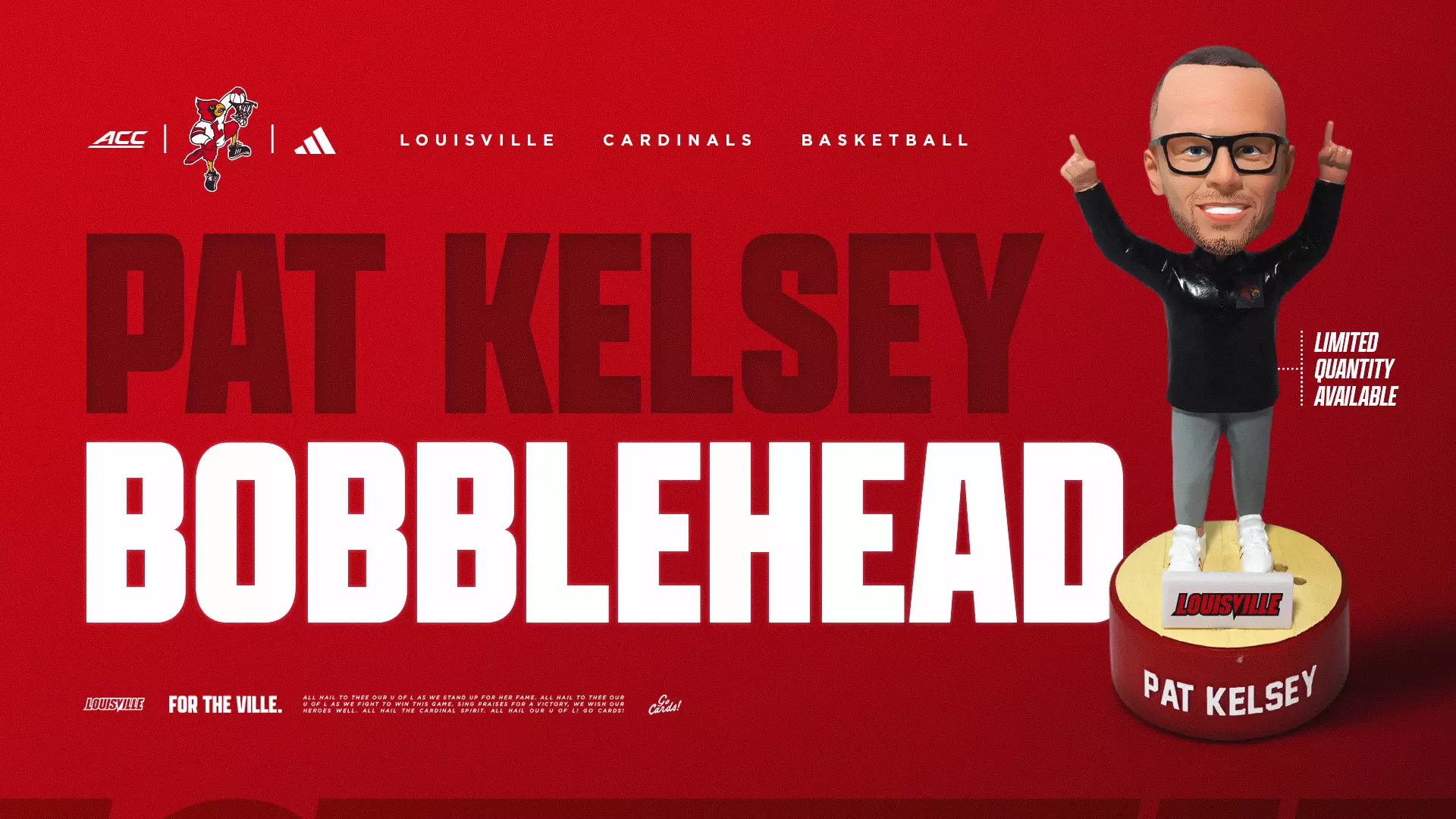 Support the Cards by donating $100 and receive a Pat Kelsey bobblehead!