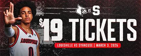 Get tickets for $19 to Louisville vs. Syracuse!