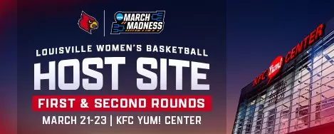 Louisville Women's Basketball is set to host March Madness First and Second Rounds!