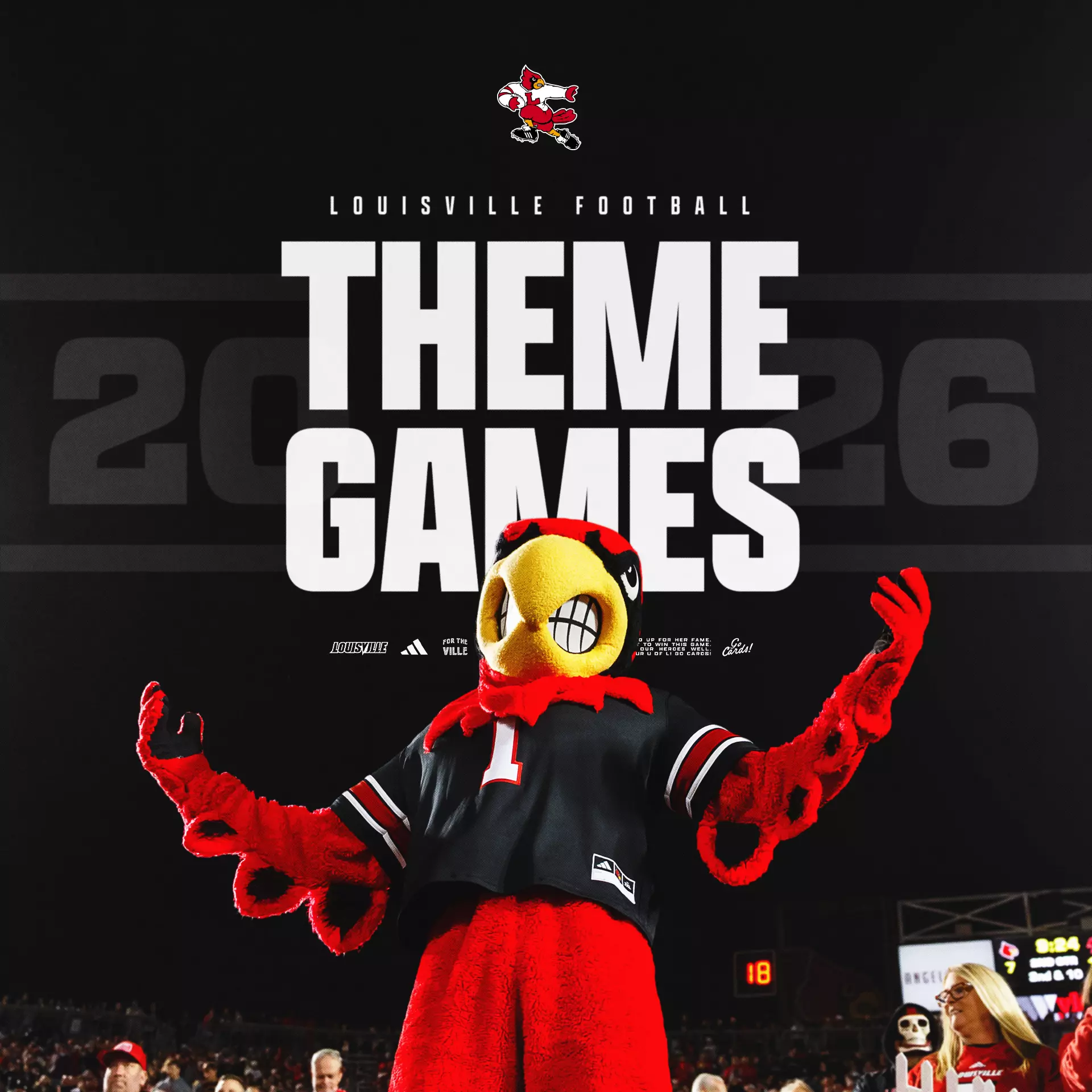 View theme games for the upcoming 2026 Louisville Football season!