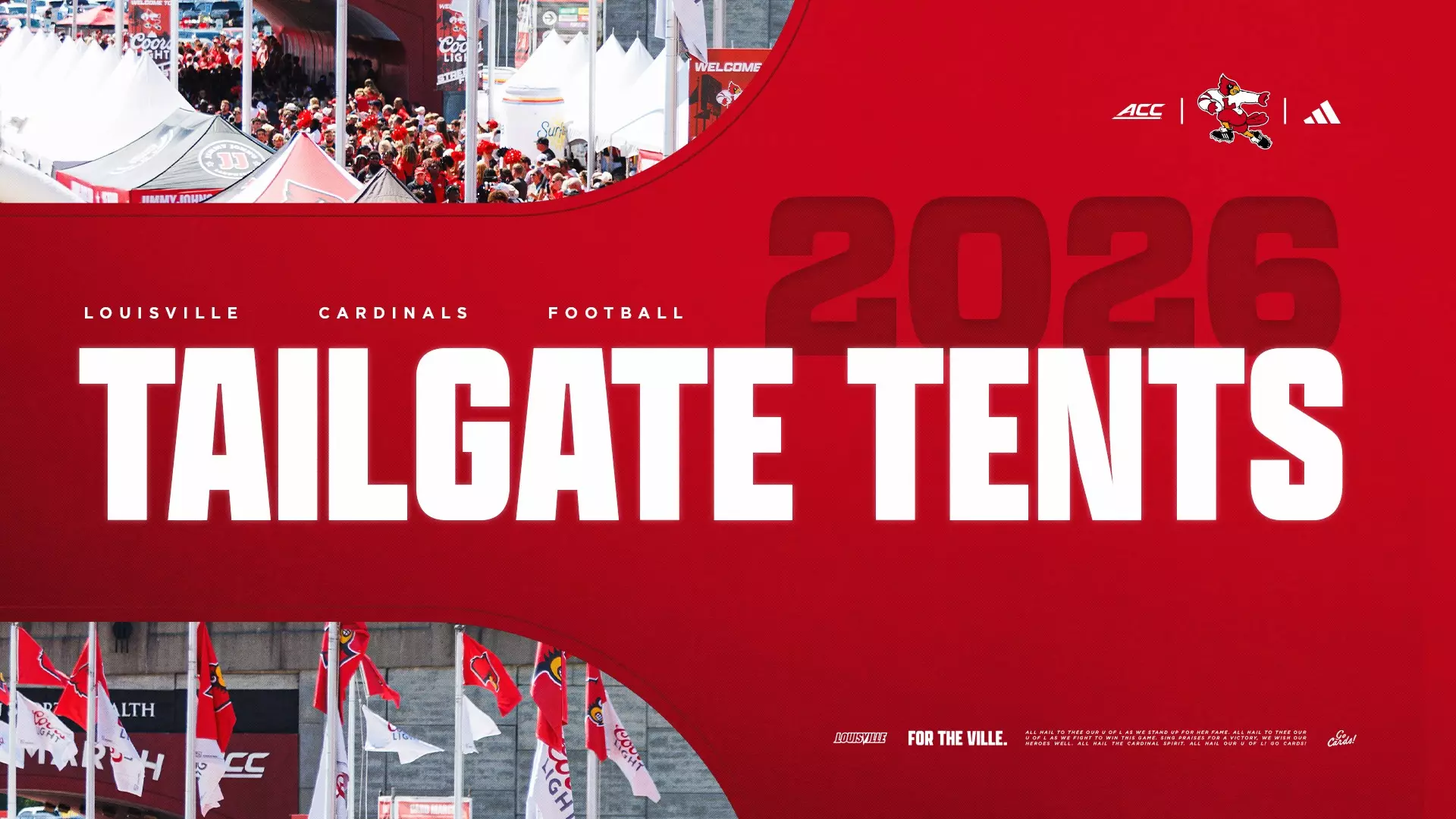 Elevate your tailgate experience with tailgate tents along Card March!