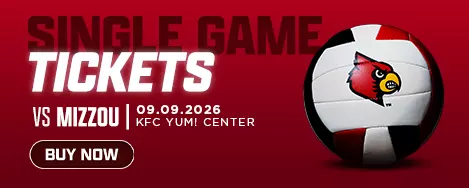 Secure your seats for Volleyball's match vs. Mizzou inside the KFC Yum! Center