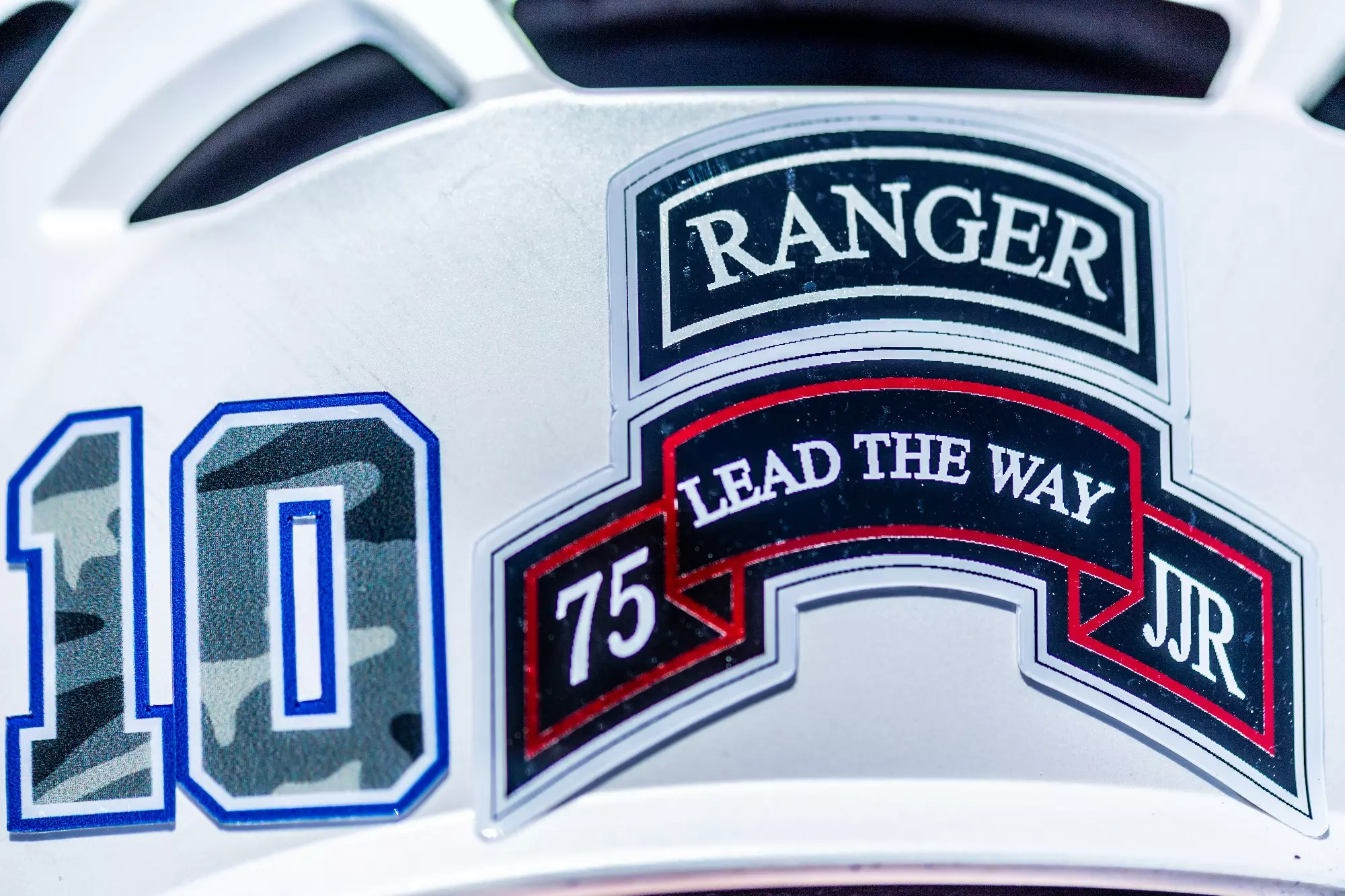 Duke Men’s Lacrosse military helmet.