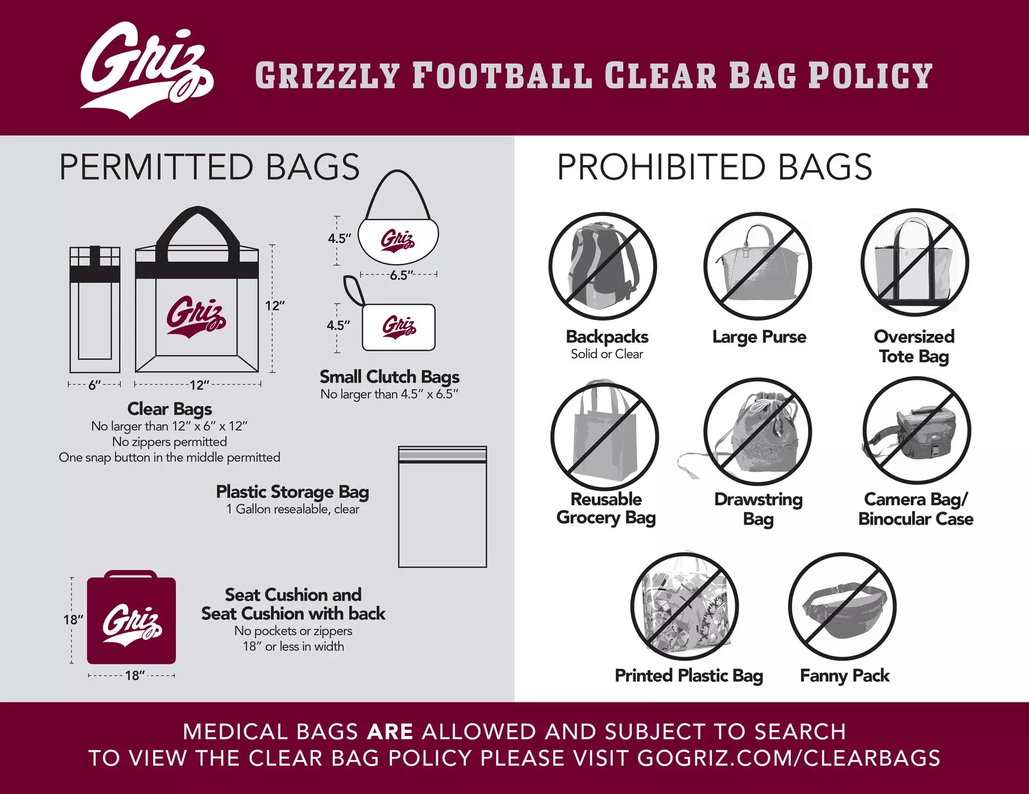 Clear Bag Policy Infographic FINAL