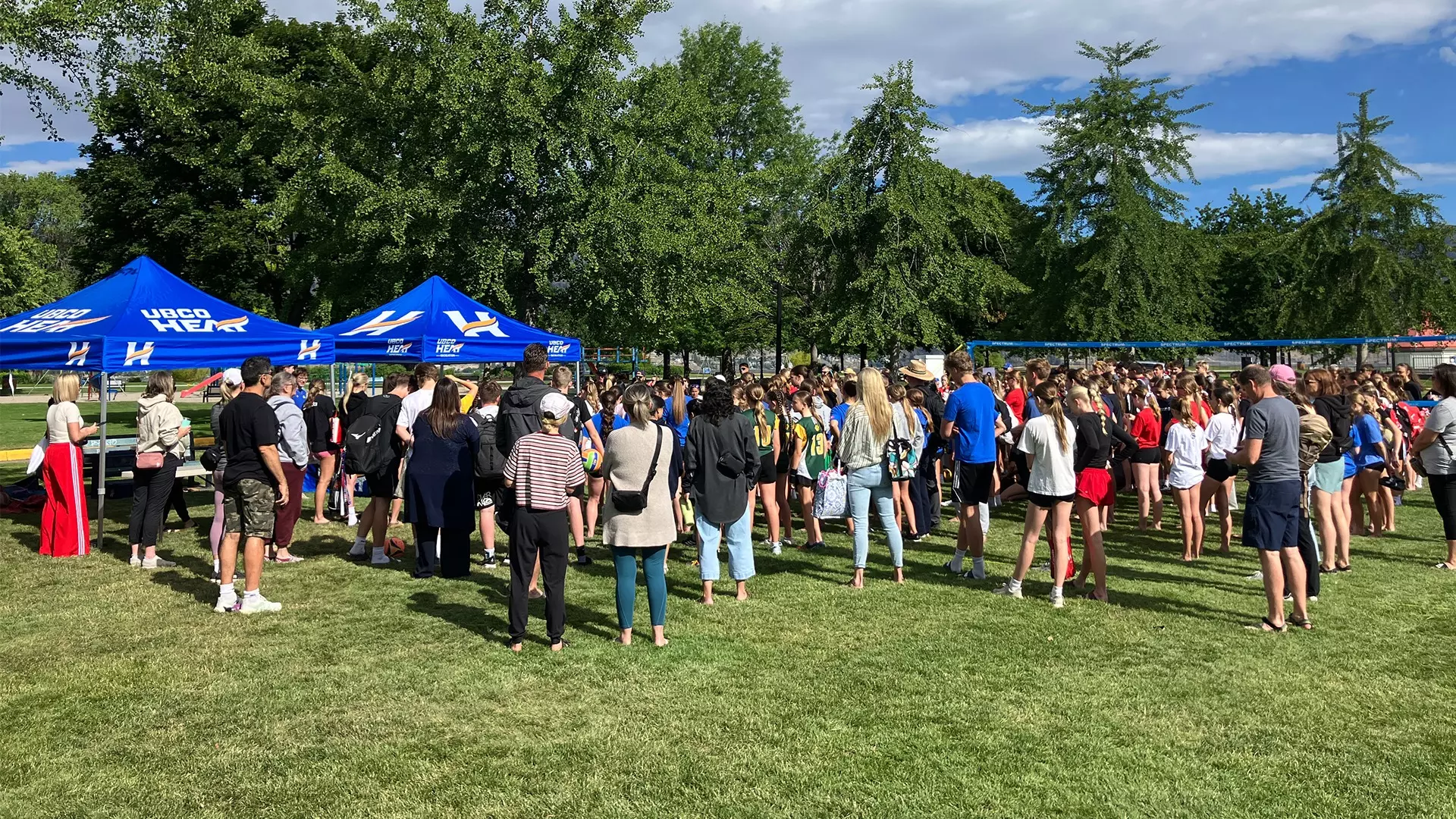 Heat men's volleyball hosts successful Okanagan School Grass Volleyball Championship