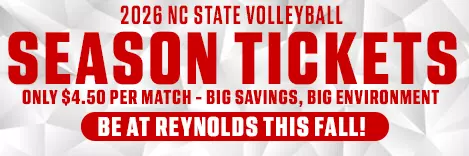 NC State Volleyball Season Tickets On-Sale Now - Buy Here!