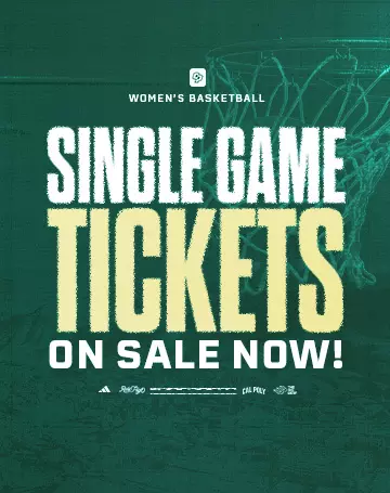 26 Cal Poly women’s basketball single-game tickets on sale now.