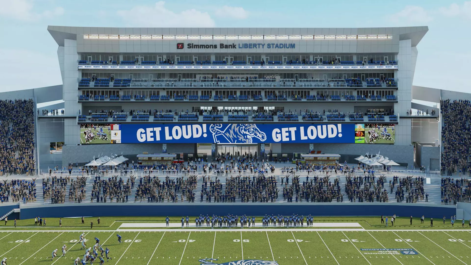 Stadium Interior West Side Tower
