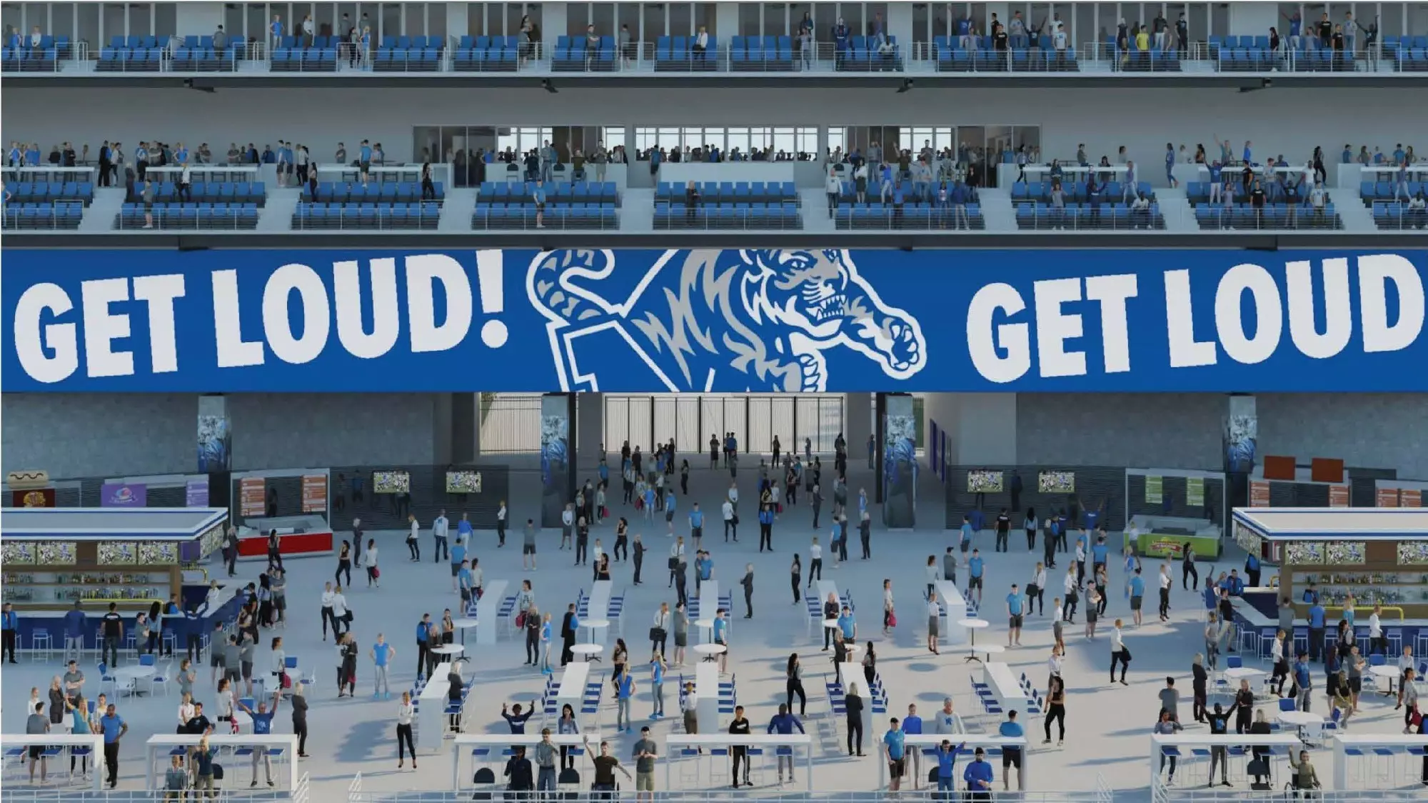 Stadium Interior Fan Plaza B