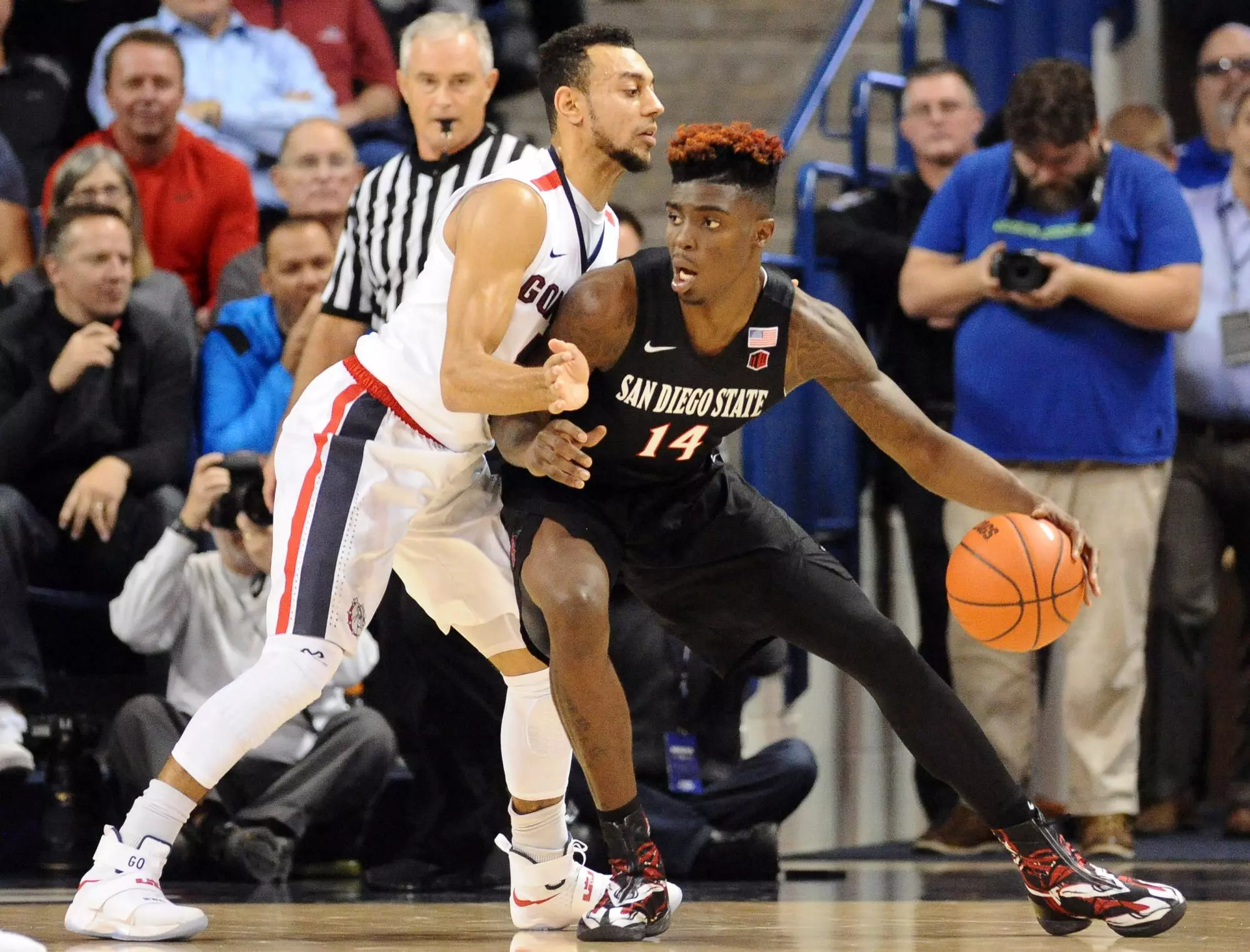 13/16 MBB Faces San Diego State Friday in Spokane - Gonzaga