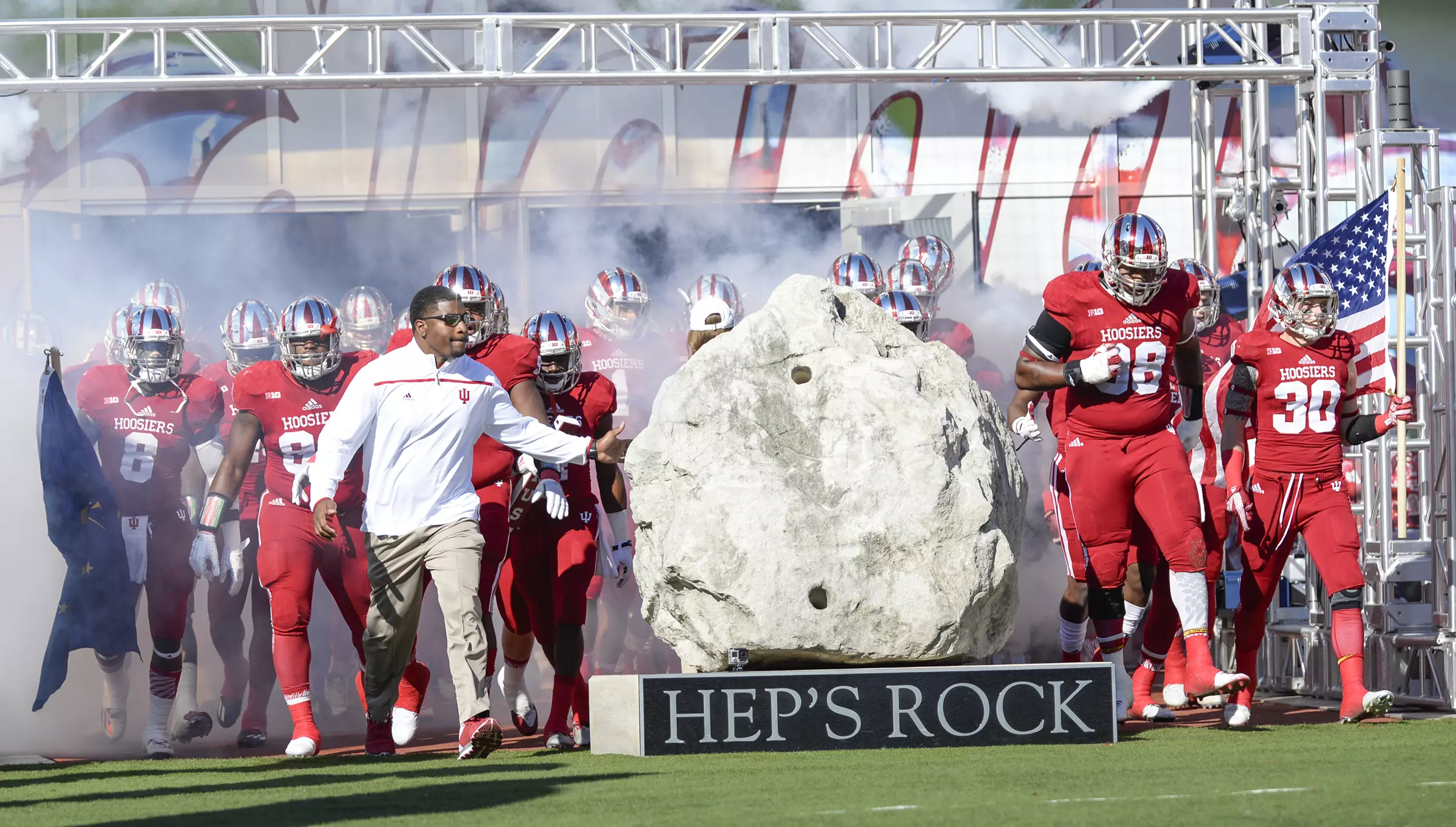 Hep's Rock, Pregame Run Out
