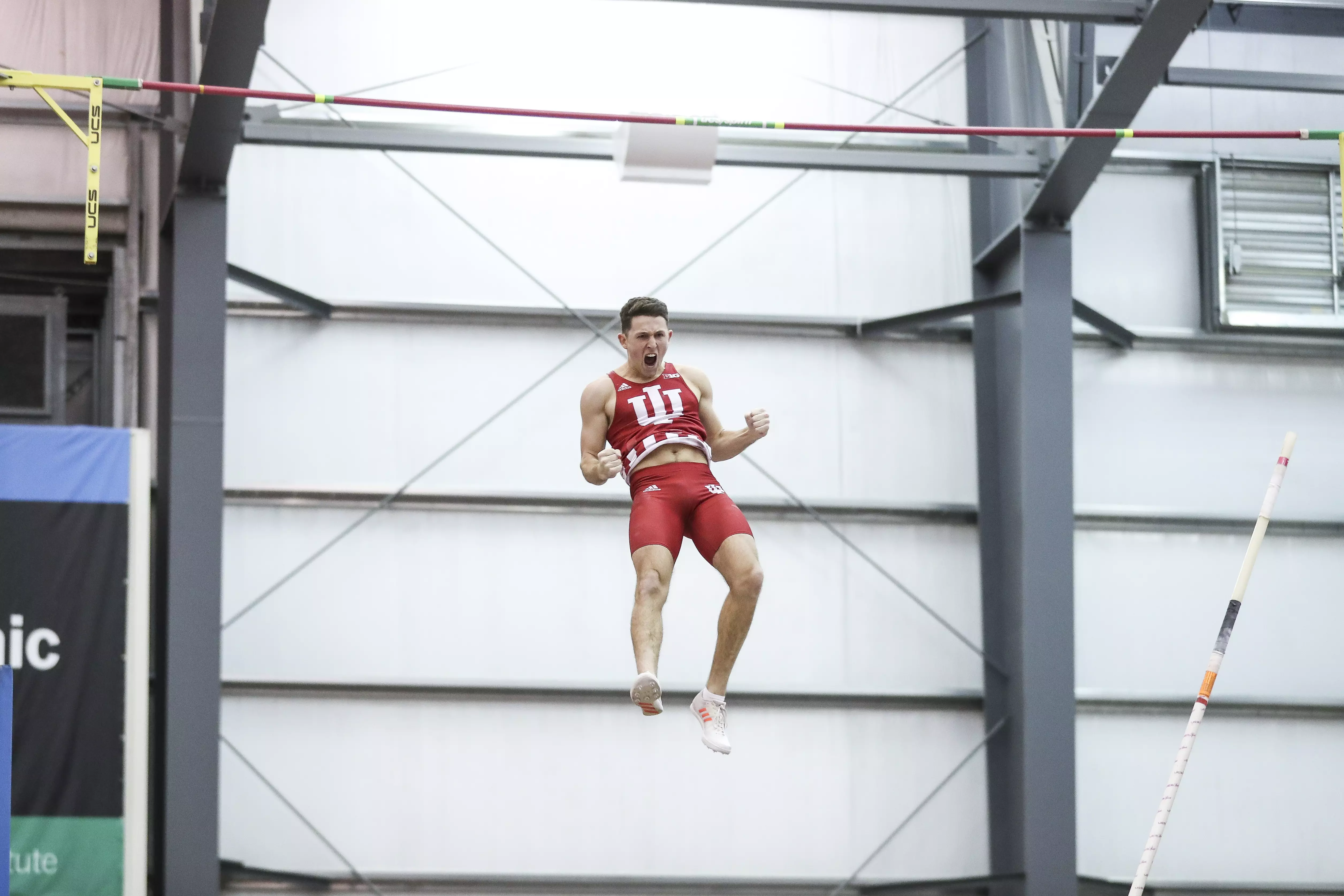 GENEVA, OH - FEBRUARY 28, 2020 - Indiana Hoosiers Track and Field Adam Coulon during the BIG Ten Indoor Championships at the SPIRE Institute in Geneva, OH. Photo By Lauren Bacho/Indiana Athletics