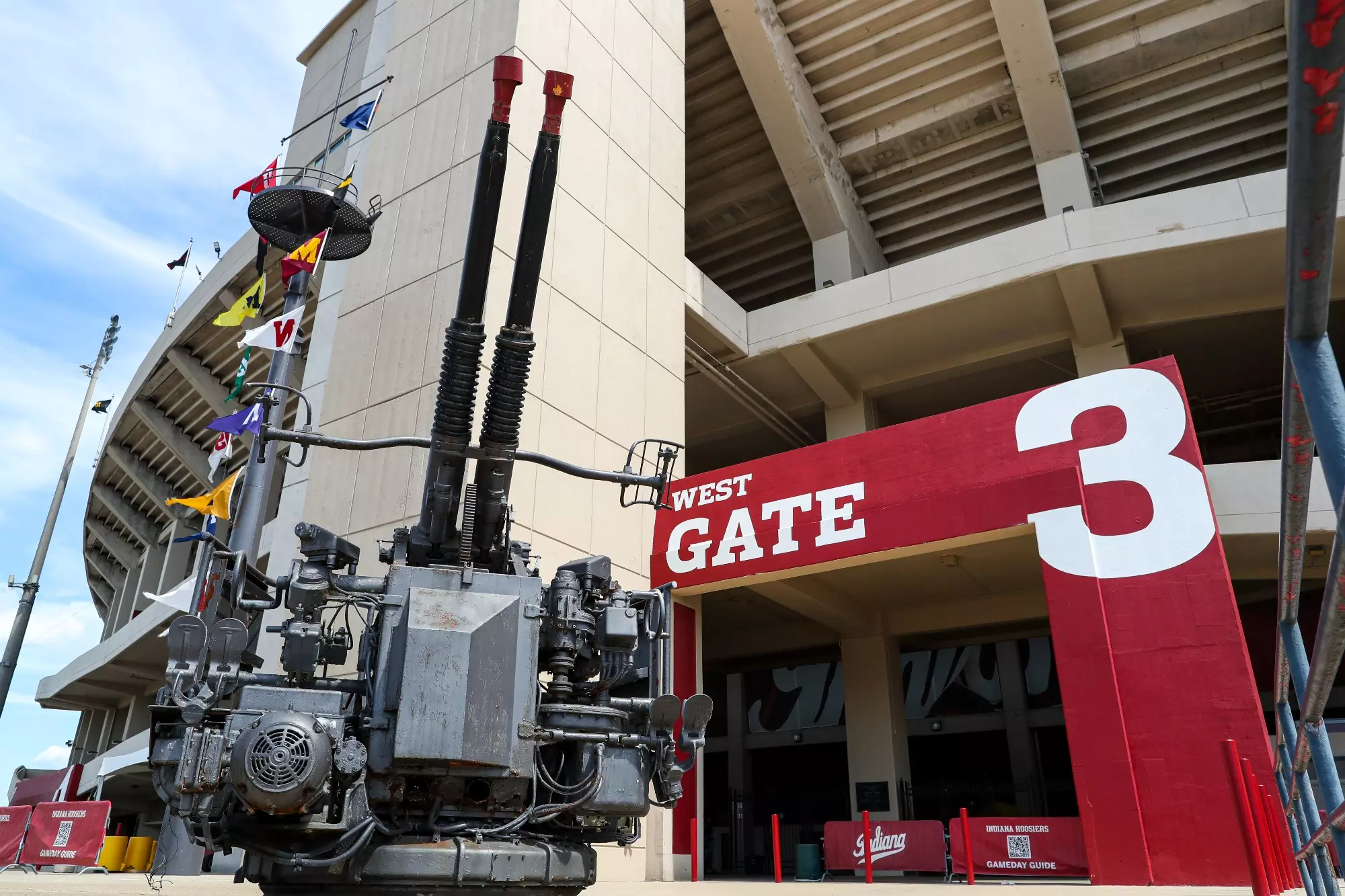 BLOOMINGTON, IN - SEPTEMBER 01, 2022 - Memorial Stadium in Bloomington, IN. Photo By Andrew Mascharka/Indiana Athletics