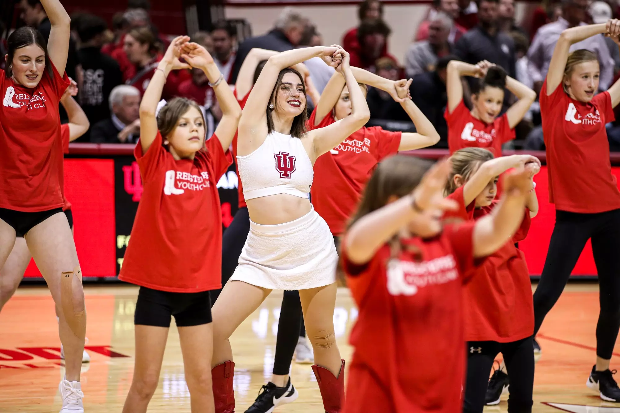 BLOOMINGTON, IN - January 08, 2023 - \mbb during the game between the Northwestern Wildcats and the Indiana Hoosiers at Simon Skjodt Assembly Hall in Bloomington, IN. Photo By Andrew Mascharka/Indiana Athletics