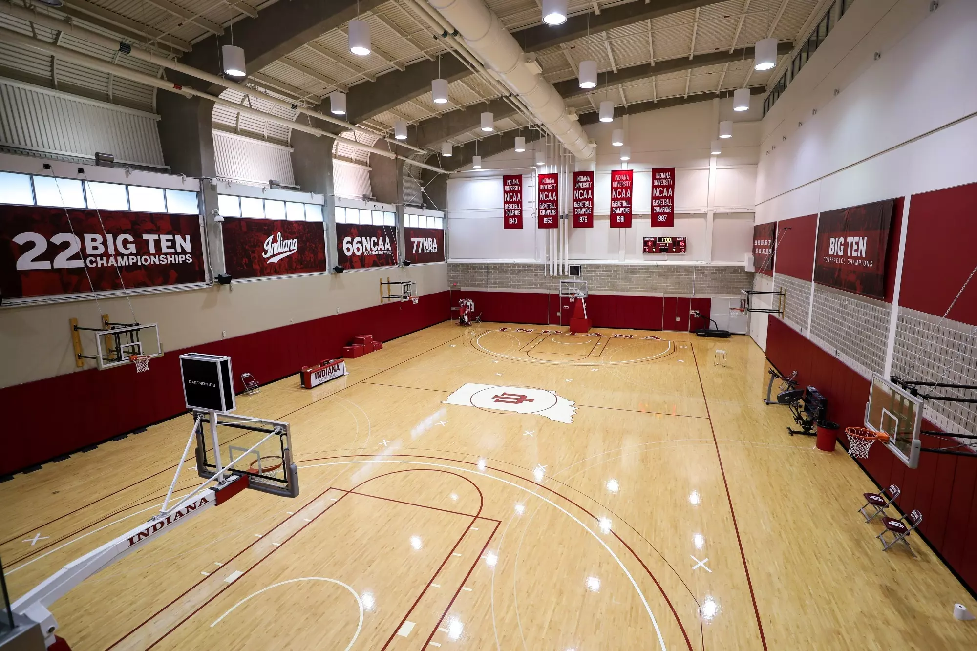 BLOOMINGTON, IN - OCTOBER 13, 2021 - Cook Hall at Simon Skjodt Assembly Hall in Bloomington, IN. Photo By Andrew Mascharka/ Indiana Athletics