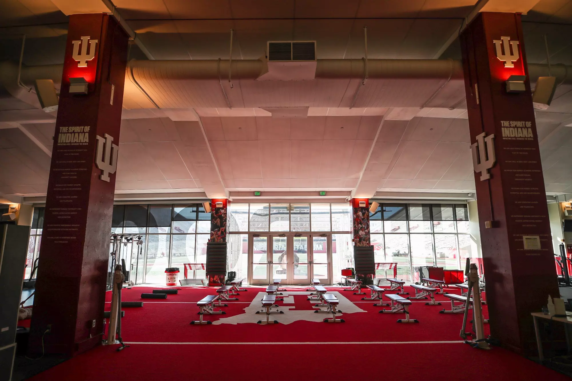BLOOMINGTON, IN - October 05, 2022 - W. Jay and Nancy Wilkinson Performance Center in Memorial Stadium in Bloomington, IN. Photo By Trent Barnhart/Indiana Athletics